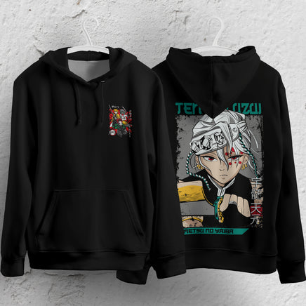 Demon Slayer Hoodie Loose Casual Clothing Rengoku Tanjiro Zenitsu Inosuke Anime Streetwear Personality 8