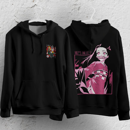 Demon Slayer Hoodie Loose Casual Clothing Rengoku Tanjiro Zenitsu Inosuke Anime Streetwear Personality 9
