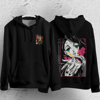 Demon Slayer Hoodie Loose Casual Clothing Rengoku Tanjiro Zenitsu Inosuke Anime Streetwear Personality 11