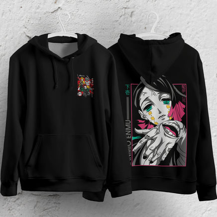 Demon Slayer Hoodie Loose Casual Clothing Rengoku Tanjiro Zenitsu Inosuke Anime Streetwear Personality 11