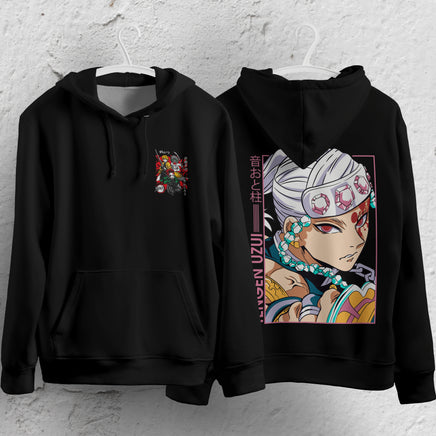 Demon Slayer Hoodie Loose Casual Clothing Rengoku Tanjiro Zenitsu Inosuke Anime Streetwear Personality 12