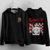 Demon Slayer Hoodie Loose Casual Clothing Rengoku Tanjiro Zenitsu Inosuke Anime Streetwear Personality 13