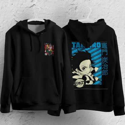 Demon Slayer Hoodie Loose Casual Clothing Rengoku Tanjiro Zenitsu Inosuke Anime Streetwear Personality 14
