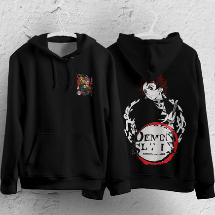 Demon Slayer Hoodie Loose Casual Clothing Rengoku Tanjiro Zenitsu Inosuke Anime Streetwear Personality 16