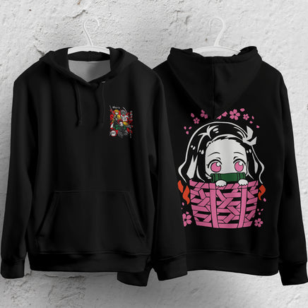 Demon Slayer Hoodie Loose Casual Clothing Rengoku Tanjiro Zenitsu Inosuke Anime Streetwear Personality 4