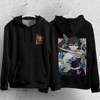 Demon Slayer Hoodie Loose Casual Clothing Rengoku Tanjiro Zenitsu Inosuke Anime Streetwear Personality 8