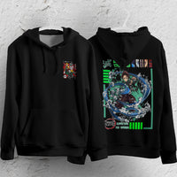 Demon Slayer Hoodie Loose Casual Clothing Rengoku Tanjiro Zenitsu Inosuke Anime Streetwear Personality 14
