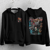 Demon Slayer Hoodie Loose Casual Clothing Rengoku Tanjiro Zenitsu Inosuke Anime Streetwear Personality 16