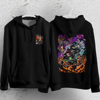 Demon Slayer Hoodie Loose Casual Clothing Rengoku Tanjiro Zenitsu Inosuke Anime Streetwear Personality 2