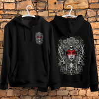 Streetwear Hoodie Casual Clothing Black Hoodie Fashion Long Sleeve Hooded Pullover Personality Streetwear 11