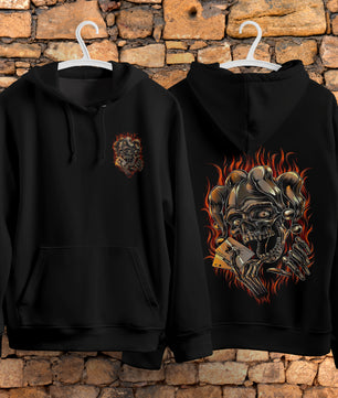 Streetwear Hoodie Casual Clothes Black Hoodie Fashion Long Sleeve Hooded Pullover Personality Streetwear