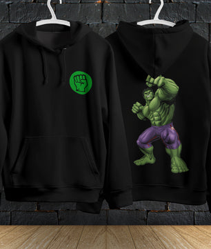 Lusy Store Hulk Hoodie Streetwear Fashion Black Hooded Pullover Personality Sweatshirt Hoodies & Sweatshirts