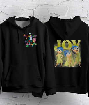 Inside Out Hoodie Loose Casual Clothing Cute Cartoon Streetwear Personality