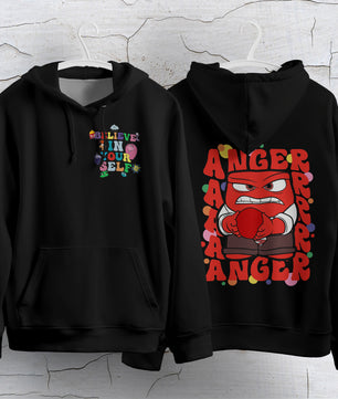Inside Out Hoodie Loose Casual Clothing Cute Cartoon Streetwear Personality