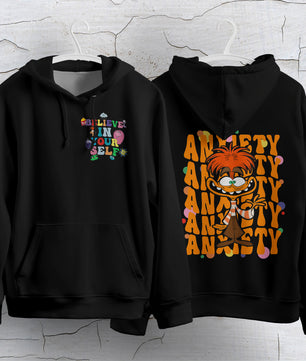 Inside Out Hoodie Loose Casual Clothing Cute Cartoon Streetwear Personality