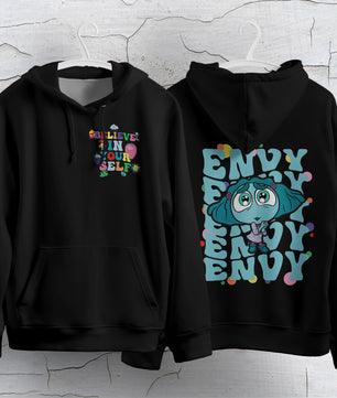Inside Out Hoodie Loose Casual Clothing Cute Cartoon Streetwear Personality