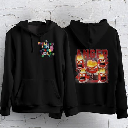 Lusy Store Whimsical Cartoon-Inspired Oversized Hoodie for Trendy Streetwear Hoodies &amp; Sweatshirts