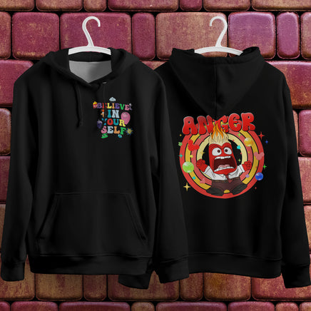 Inside Out Hoodie Loose Casual Clothing Cute Cartoon Streetwear Personality 2