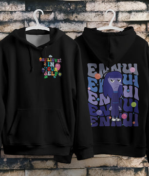 Lusy Store Inside Out Hoodie Loose Casual Clothing Cute Cartoon Streetwear Personality Hoodies & Sweatshirts