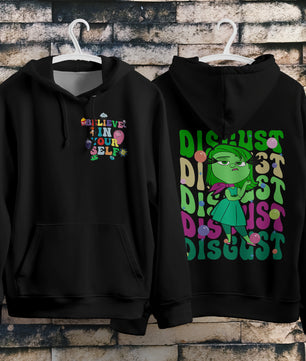 Lusy Store Inside Out Hoodie Loose Casual Clothing Cute Cartoon Streetwear Personality Hoodies & Sweatshirts