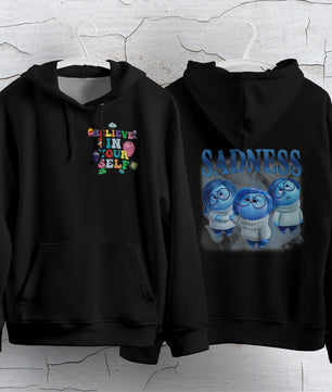 Inside Out Hoodie Loose Casual Clothing Cute Cartoon Streetwear Personality