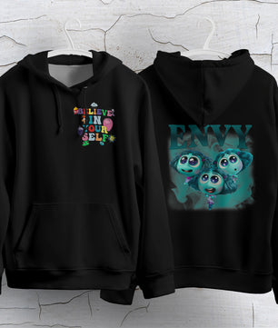 Inside Out Hoodie Loose Casual Clothing Cute Cartoon Streetwear Personality