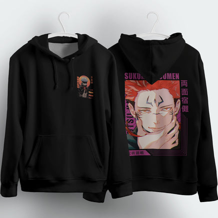 Jujutsu Kaisen Hoodie Loose Casual Clothing JJK Anime Fashion Long Sleeve Hooded Pullover Personality Streetwear 7