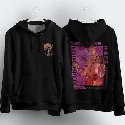 Jujutsu Kaisen Hoodie Loose Casual Clothing JJK Anime Fashion Long Sleeve Hooded Pullover Personality Streetwear 9