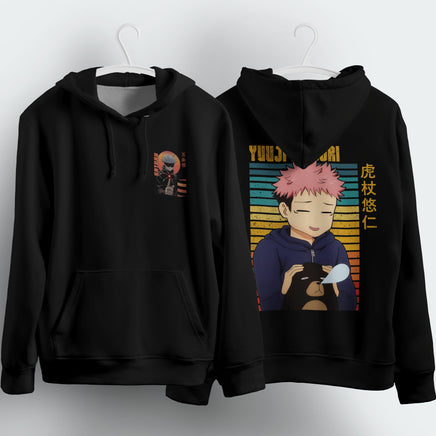 Jujutsu Kaisen Hoodie Loose Casual Clothing JJK Anime Fashion Long Sleeve Hooded Pullover Personality Streetwear 6