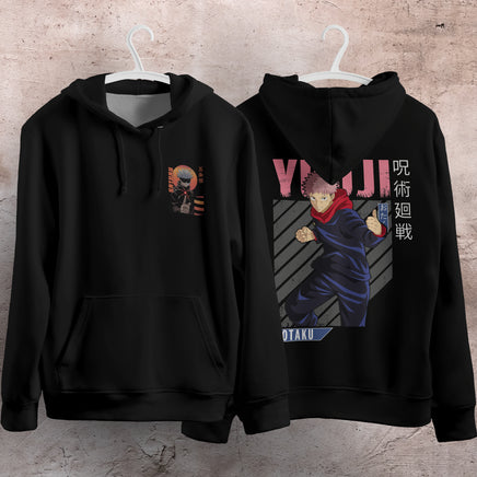 Jujutsu Kaisen Hoodie Loose Casual Clothing JJK Anime Fashion Long Sleeve Hooded Pullover Personality Streetwear 7