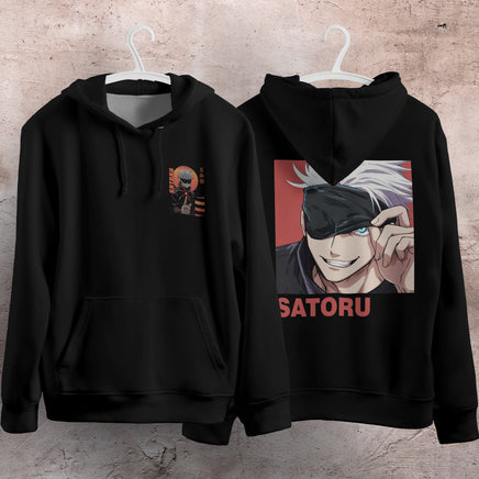 Jujutsu Kaisen Hoodie Loose Casual Clothing JJK Anime Fashion Long Sleeve Hooded Pullover Personality Streetwear 9
