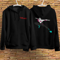Spider Gwen Hoodie Casual Clothes Black Hoodie Fashion Long Sleeve Hooded Pullover Personality Streetwear 6