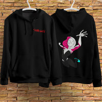Spider Gwen Hoodie Casual Clothes Black Hoodie Fashion Long Sleeve Hooded Pullover Personality Streetwear 7