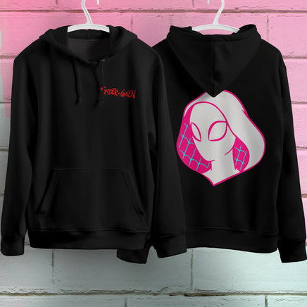 Spider Gwen Hoodie Casual Clothes Black Hoodie Fashion Long Sleeve Hooded Pullover Personality Streetwear 3