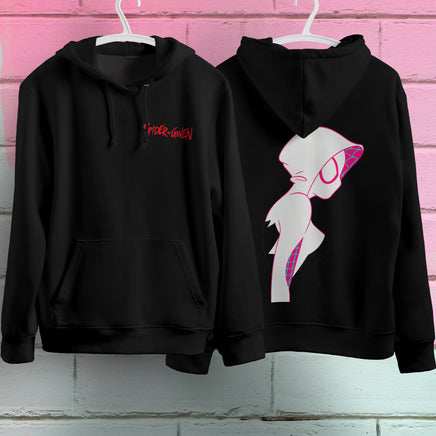 Spider Gwen Hoodie Casual Clothes Black Hoodie Fashion Long Sleeve Hooded Pullover Personality Streetwear 5