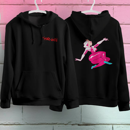 Spider Gwen Hoodie Casual Clothes Black Hoodie Fashion Long Sleeve Hooded Pullover Personality Streetwear 6