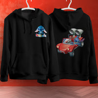 Stitch Hoodie Streetwear Fashion Black Hooded Pullover Personality Sweatshirt 9