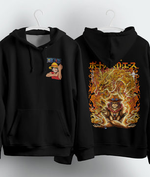 One Piece Hoodie Loose Casual Clothing Fashion Long Sleeve Hooded Pullover Personality Streetwear