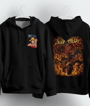 One Piece Hoodie Loose Casual Clothing Fashion Long Sleeve Hooded Pullover Personality Streetwear