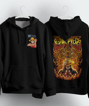 One Piece Hoodie Loose Casual Clothing Fashion Long Sleeve Hooded Pullover Personality Streetwear