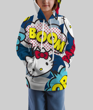Lusy Store Hello Kitty Hoodie Colorful Cute Hoodie For Girl Kids Clothes HK-1125-13-22 Hoodies & Sweatshirts