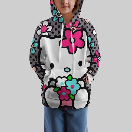 Hello Kitty Hoodie Colorful Cute Hoodie For Girl Kids Clothes HK-1125-13-22 8