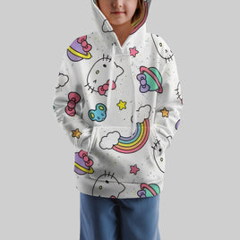 Hello Kitty Hoodie Colorful Cute Hoodie For Girl Kids Clothes HK-1125-23-32 1