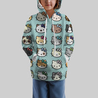 Hello Kitty Hoodie Colorful Cute Hoodie For Girl Kids Clothes HK-1125-23-32 3