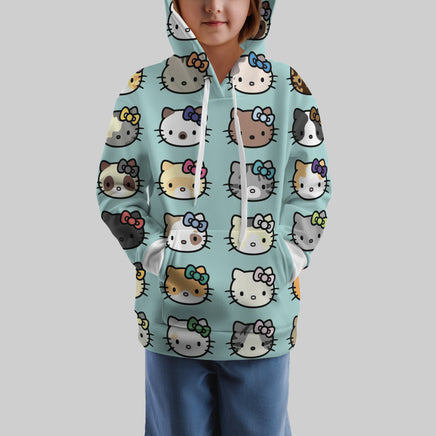 Hello Kitty Hoodie Colorful Cute Hoodie For Girl Kids Clothes HK-1125-23-32 3