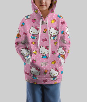 Lusy Store Hello Kitty Hoodie Colorful Cute Hoodie For Girl Kids Clothes HK-1125-23-32 Hoodies & Sweatshirts