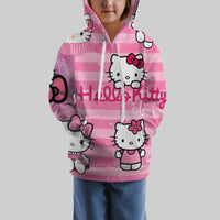 Hello Kitty Hoodie Colorful Cute Hoodie For Girl Kids Clothes HK-1125-1 2
