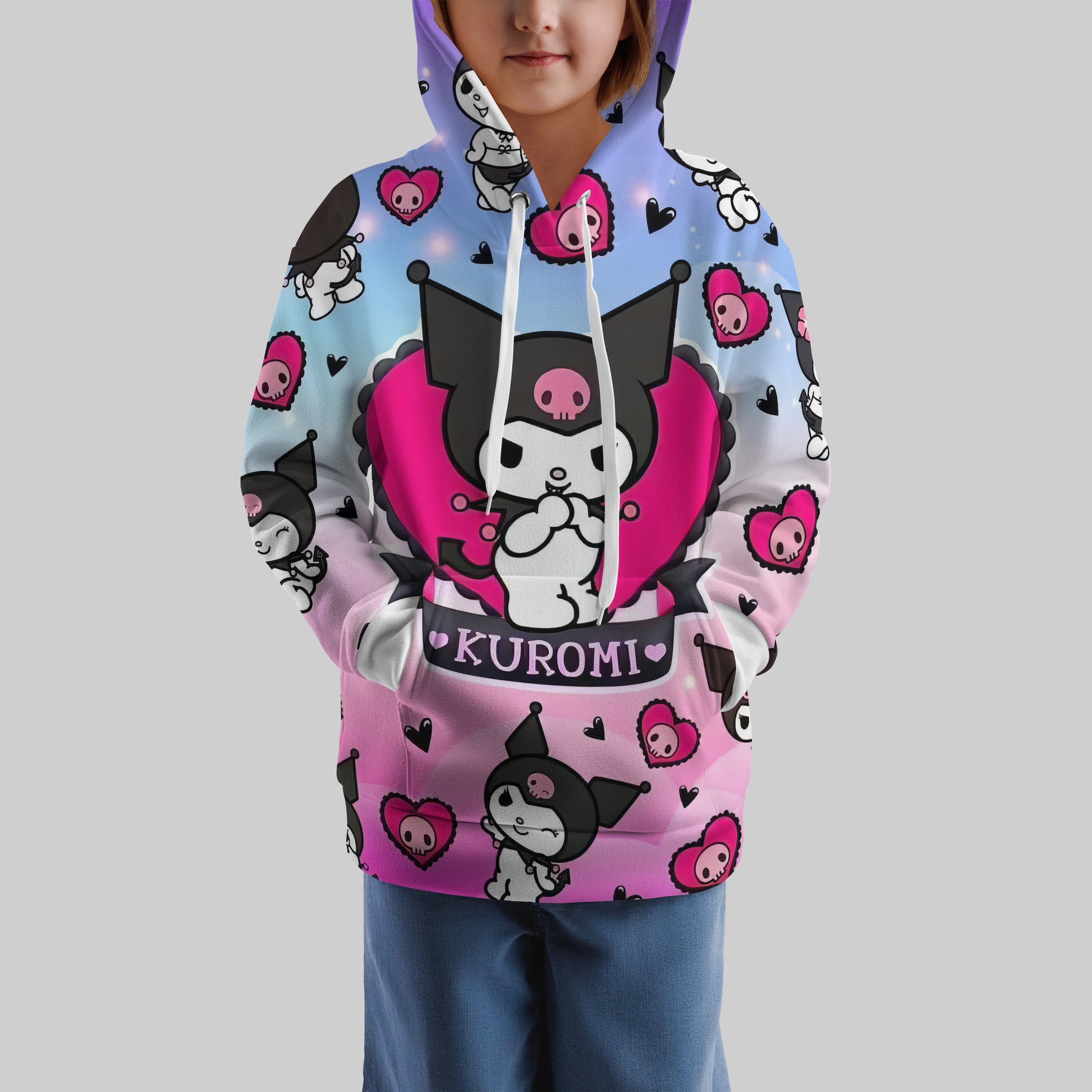 Lusy Store Hello Kitty Hoodie Colorful Cute Hoodie For Girl Kids Clothes HK-1125-23-32 Hoodies &amp; Sweatshirts