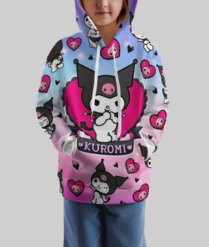Lusy Store Hello Kitty Hoodie Colorful Cute Hoodie For Girl Kids Clothes HK-1125-23-32 Hoodies & Sweatshirts