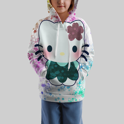 Hello Kitty Hoodie Colorful Cute Hoodie For Girl Kids Clothes HK-1125-33 3
